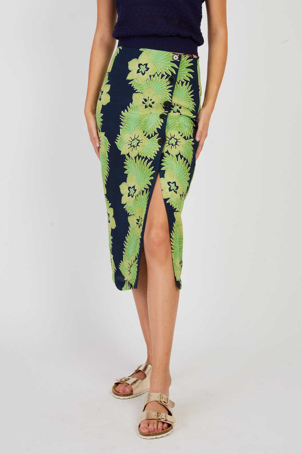 Rene Derhy Jupe Midi Imprimée ALBERTA