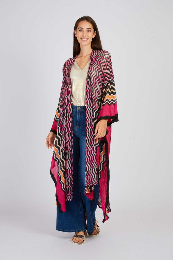 rene derhy Kimono long en maille FIRST