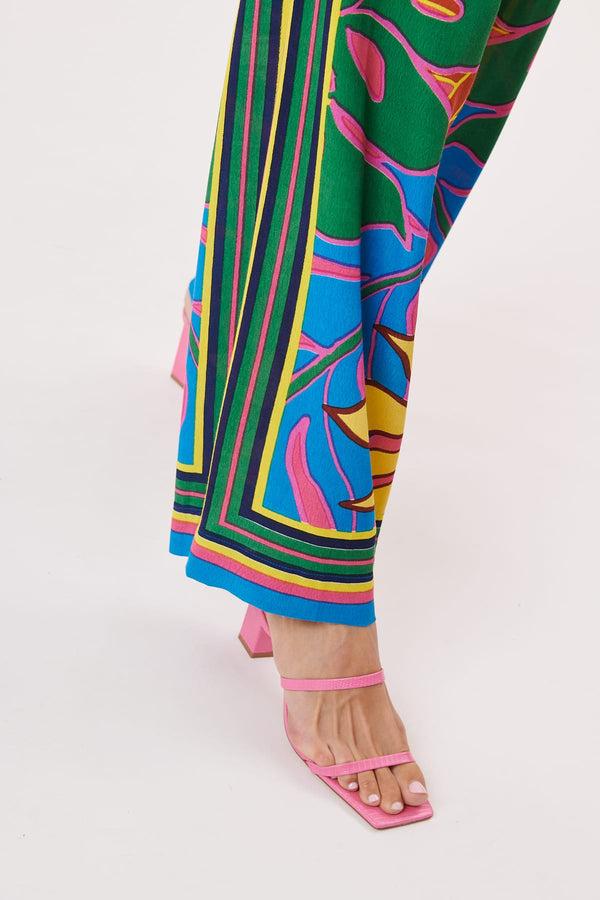 Rene Derhy Pantalon Ample Imprimé Et Rayé PAULA