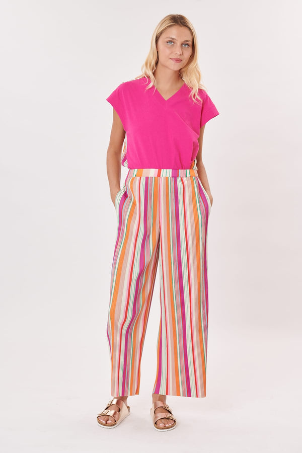 Rene Derhy Pantalon Ample Plissé Imprimé PANJABI