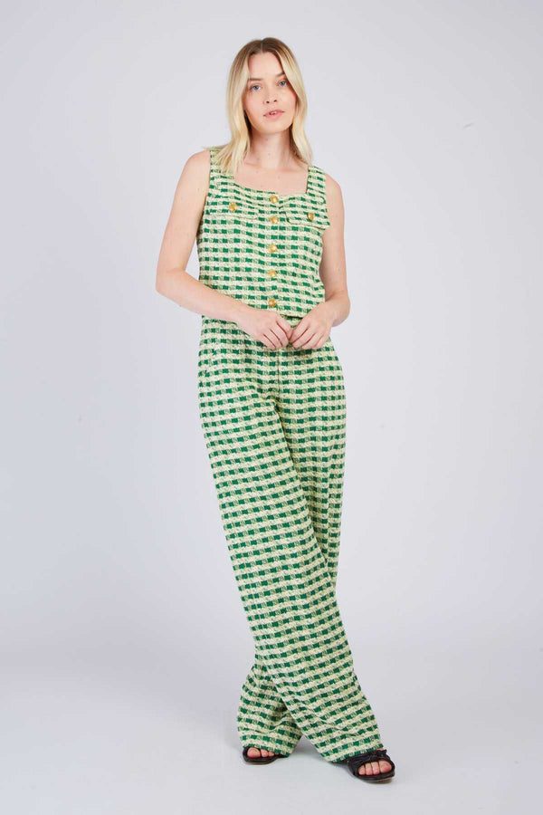 Rene Derhy Pantalon Droit à Carreaux DAHLIA