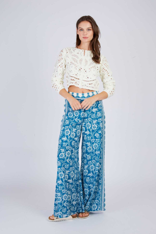 Rene Derhy Pantalon Droit Imprimé DARIUS