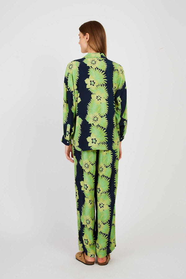 Rene Derhy Pantalon évasé Imprimé DANAIDES