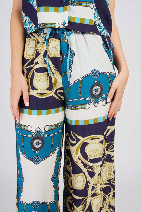 Rene Derhy Pantalon évasé Imprimé DANITZA