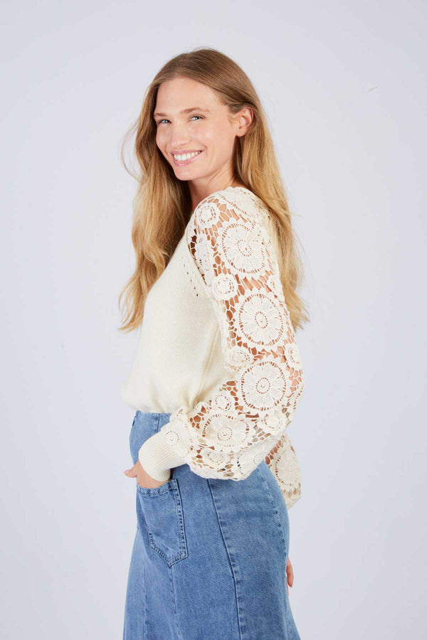 Rene Derhy Pull Uni En Crochet ELMIRA