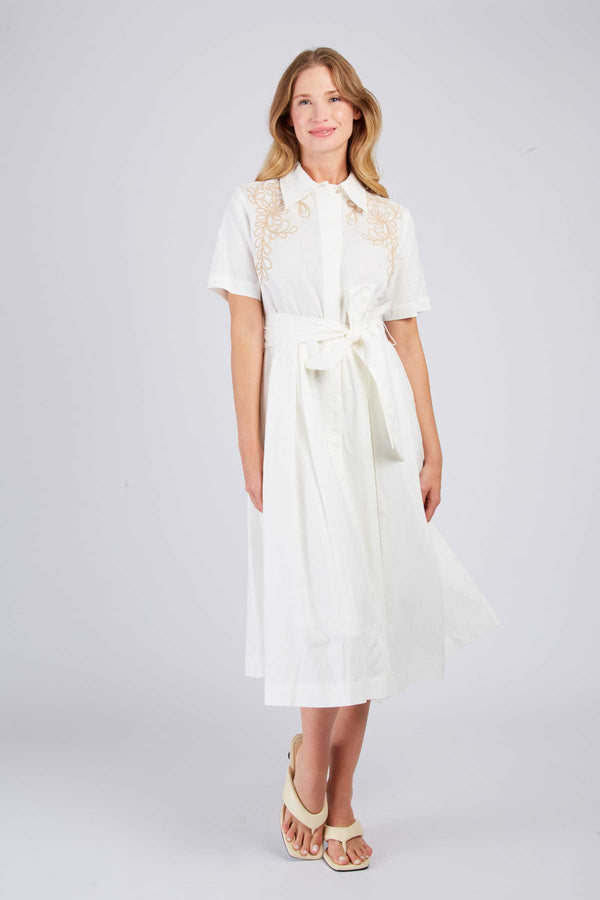 Rene Derhy Robe Chemise évasée CAMELIA