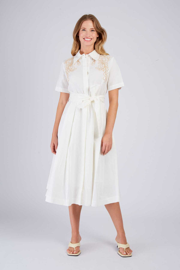 rene derhy Robe chemise évasée CAMELIA