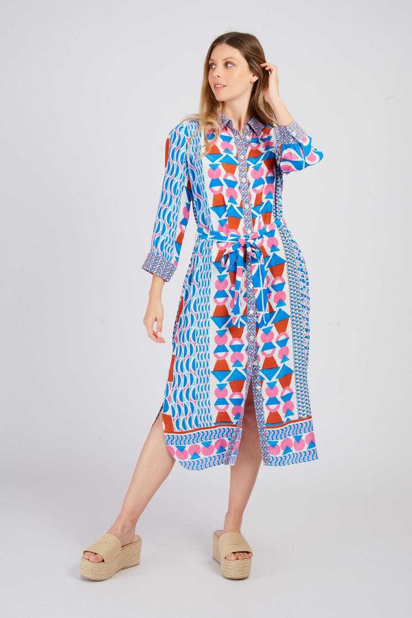 Rene Derhy Robe Chemise Imprimée PALAZZO