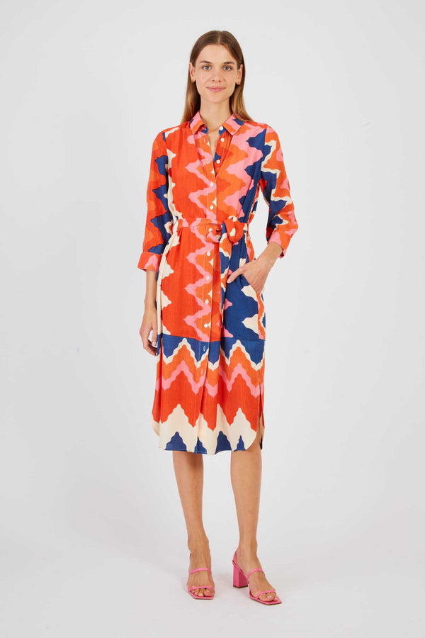 Rene Derhy Robe Chemise Imprimée PRISCILLA