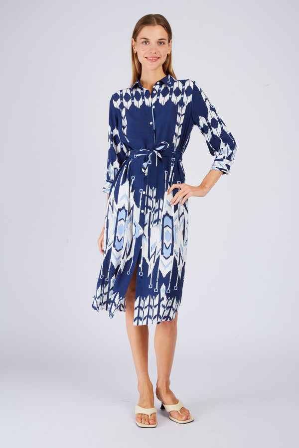 rene derhy Robe chemise imprimée PRIYA