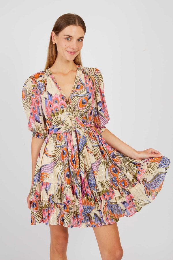 Rene Derhy Robe Courte Imprimée PAOLA