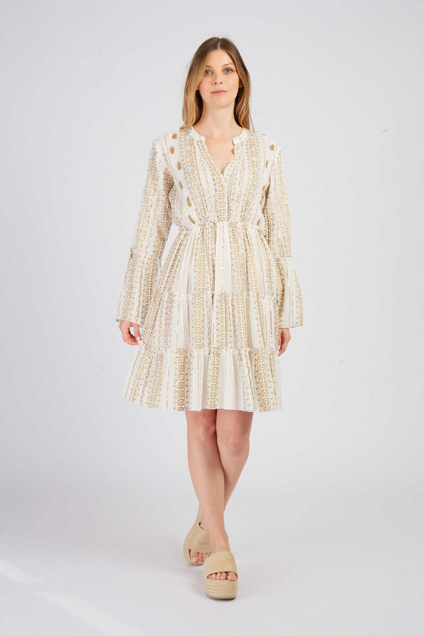 rene derhy Robe courte imprimée PAPILLON