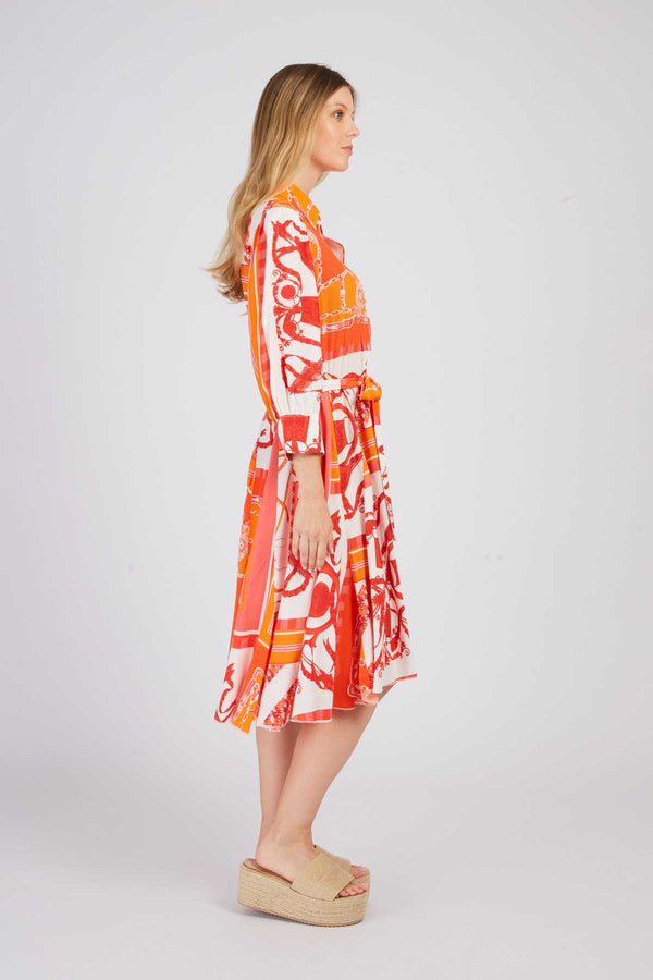 Rene Derhy Robe Courte Imprimée PENTECOTE