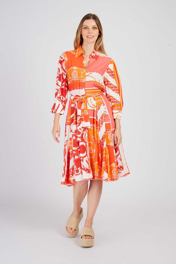 rene derhy Robe courte imprimée PENTECOTE