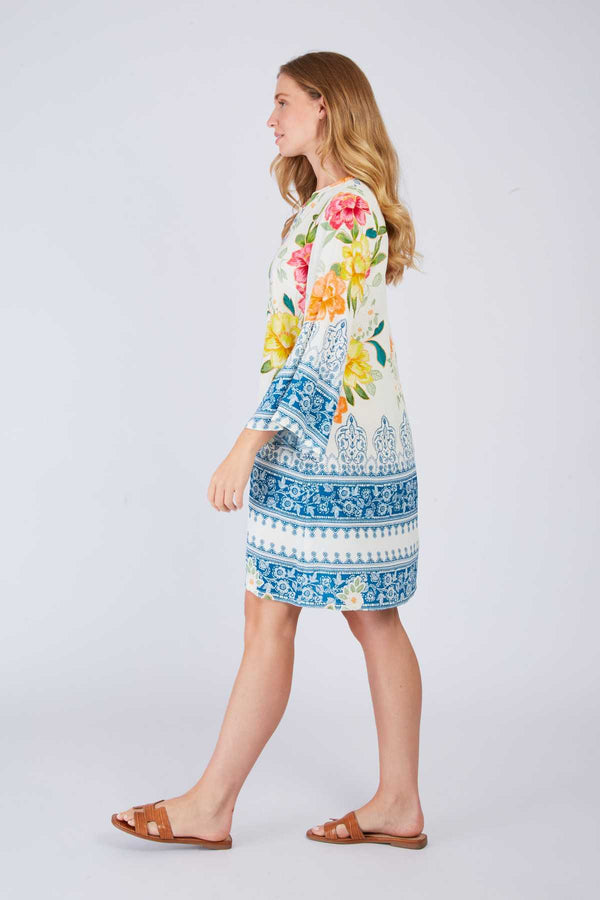 Rene Derhy Robe Courte Imprimée PERSUASION