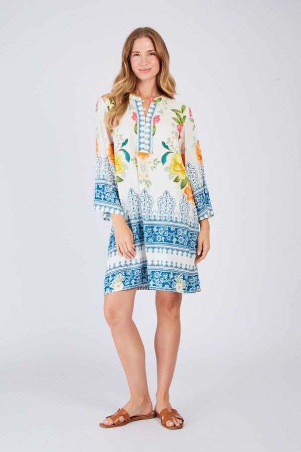 rene derhy Robe courte imprimée PERSUASION