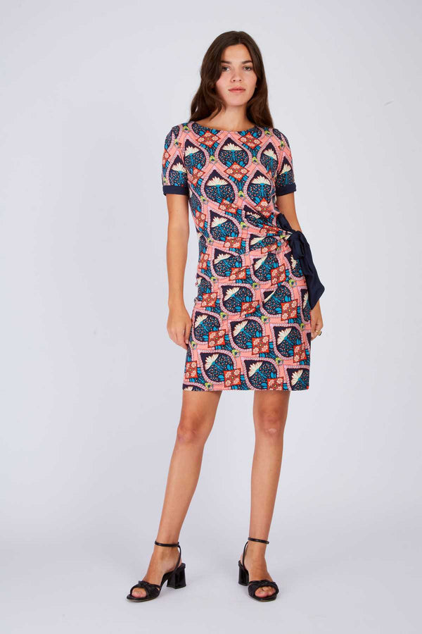 Rene Derhy Robe Courte Imprimée PICARRAS