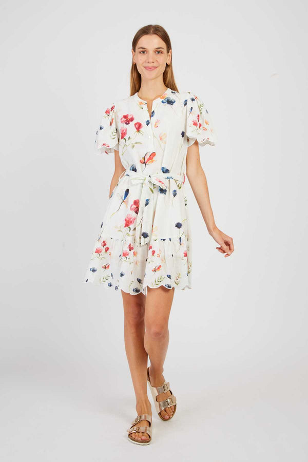 rene derhy Robe courte imprimée PICHENETTE