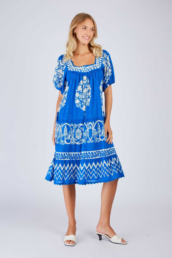 Rene Derhy Robe Courte Imprimée PIECETTE