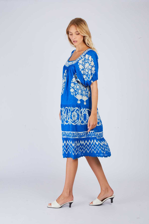 Rene Derhy Robe Courte Imprimée PIECETTE