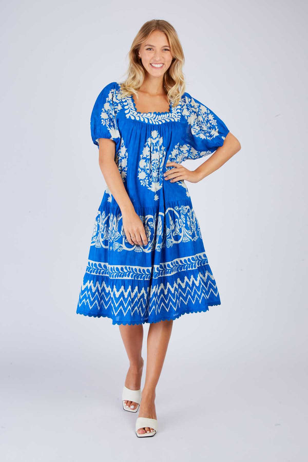 rene derhy Robe courte imprimée PIECETTE