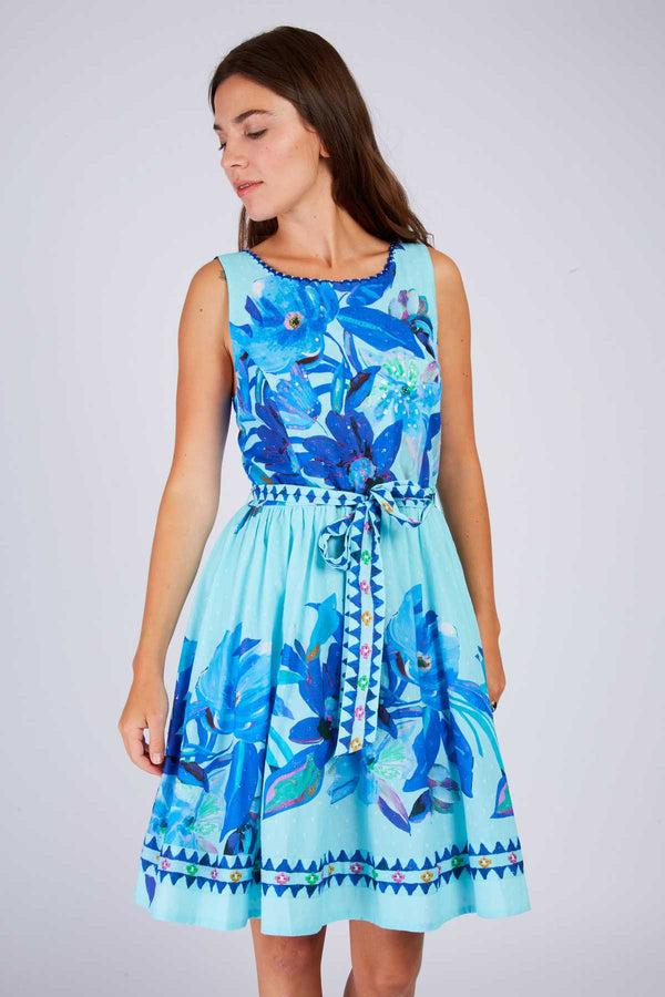 Rene Derhy Robe Courte Imprimée POPPY