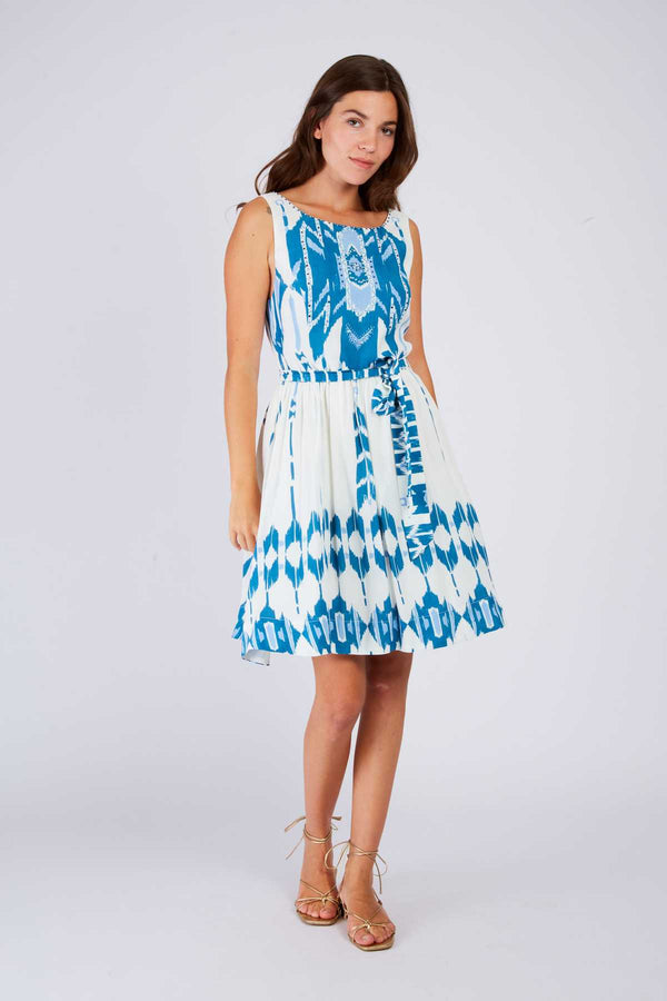 rene derhy Robe courte imprimée PYRENEES