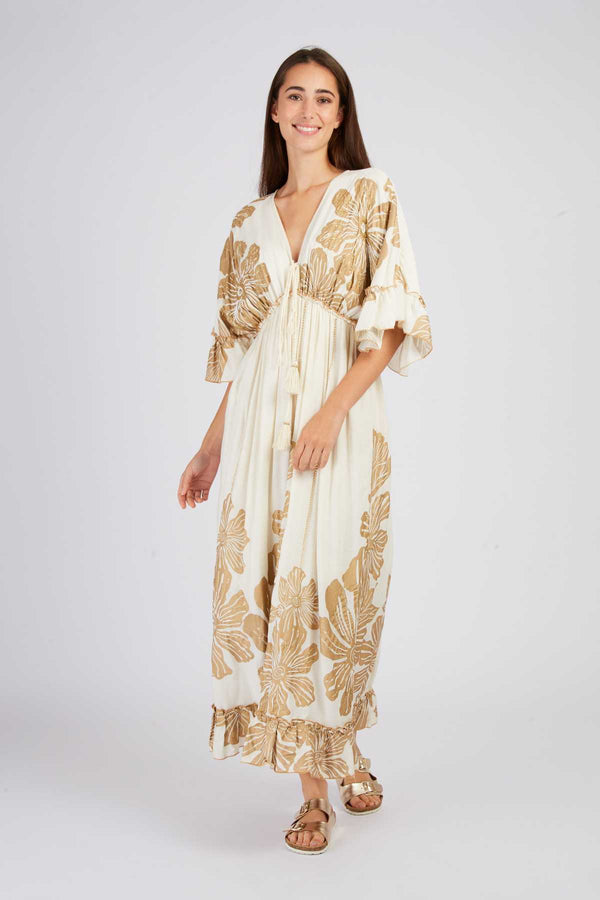 Rene Derhy Robe Longue à Motif CALLISTA