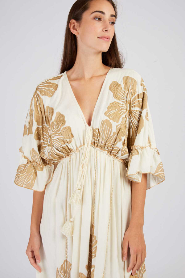 Rene Derhy Robe Longue à Motif CALLISTA