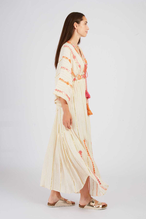 Rene Derhy Robe Longue Brodée CAHORS