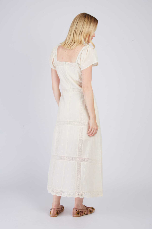 Rene Derhy Robe Longue En Dentelle CHRISTELLE