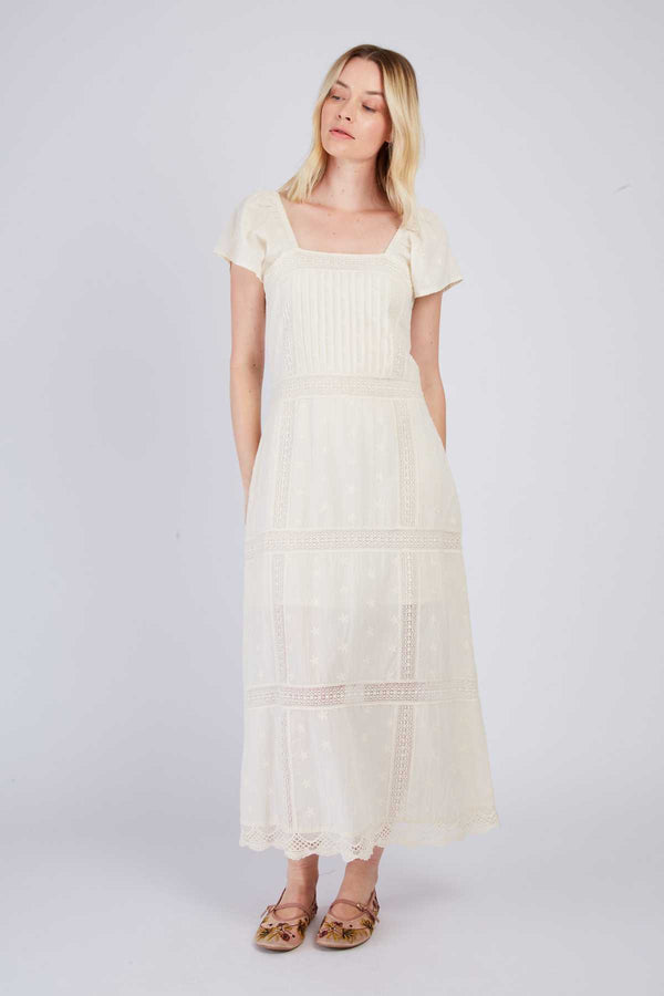 rene derhy Robe longue en dentelle CHRISTELLE