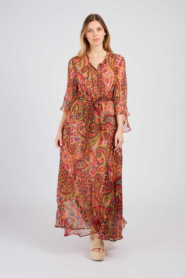 Rene Derhy Robe Longue Imprimée PADOVA