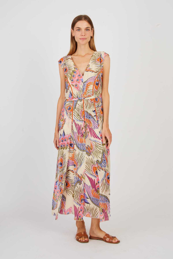 Rene Derhy Robe Longue Imprimée PANIER