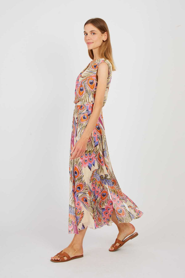 Rene Derhy Robe Longue Imprimée PANIER