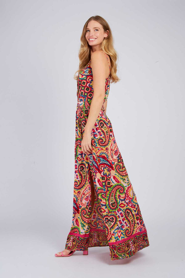 Rene Derhy Robe Longue Imprimée PAOLINA