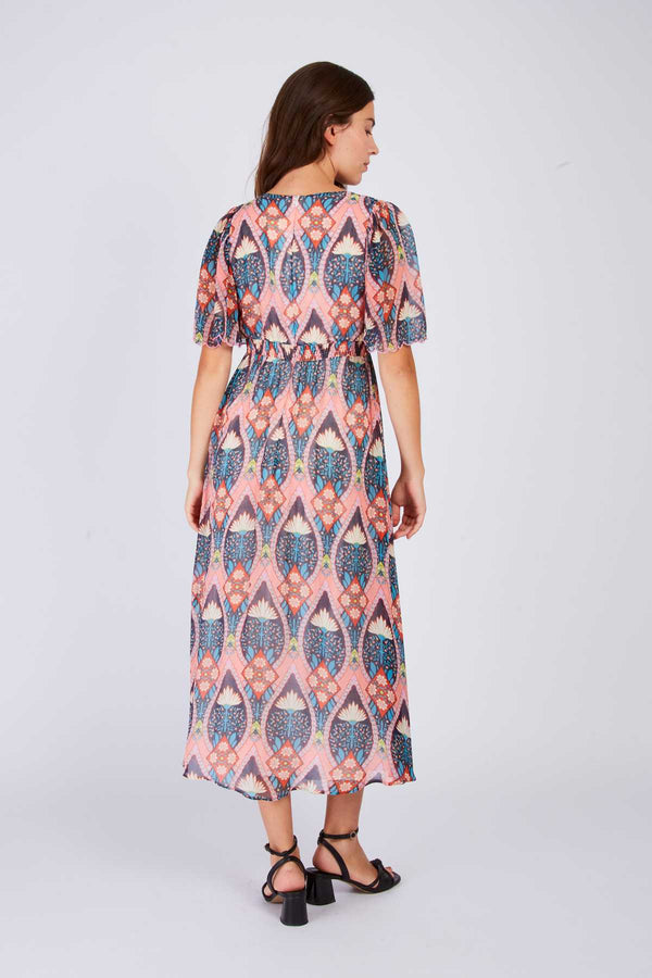 Rene Derhy Robe Longue Imprimée PAPYRUS