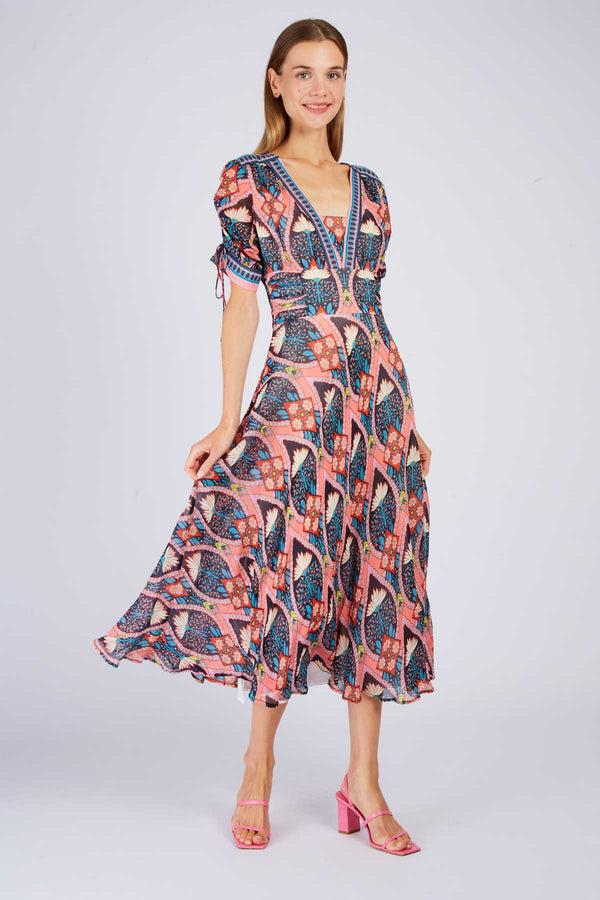 Rene Derhy Robe Longue Imprimée PAQUERETTE