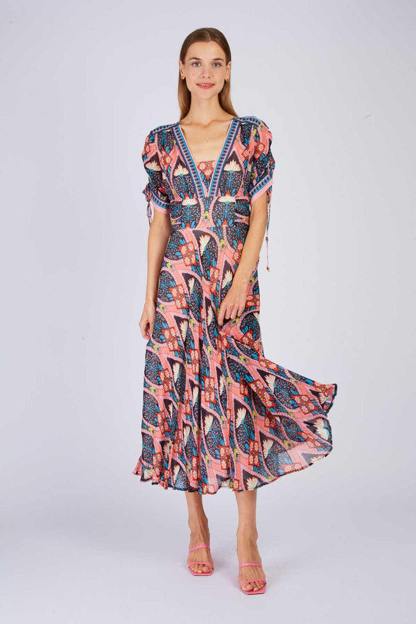 Rene Derhy Robe Longue Imprimée PAQUERETTE