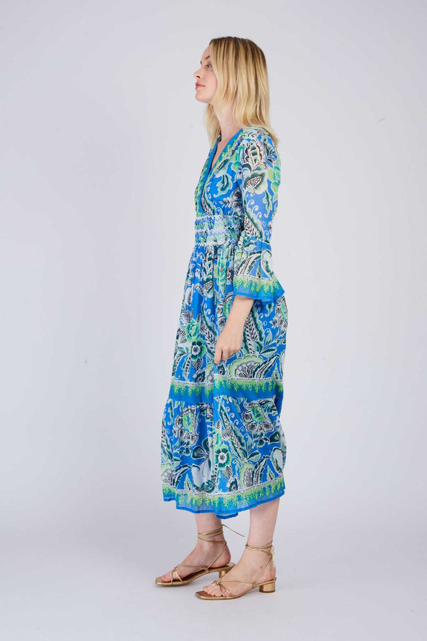 Rene Derhy Robe Longue Imprimée PARIS