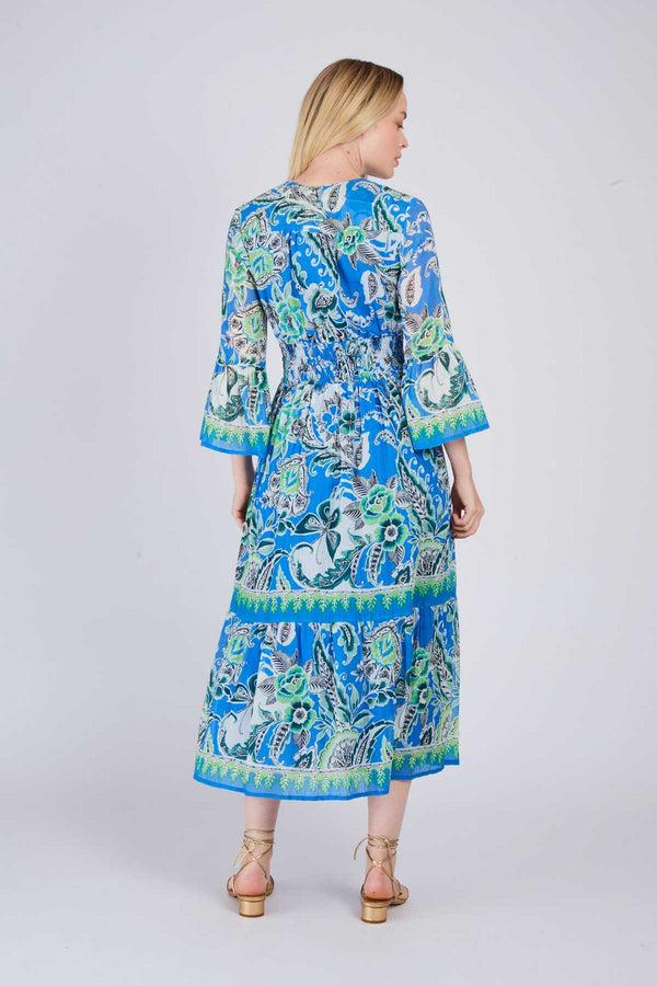 Rene Derhy Robe Longue Imprimée PARIS