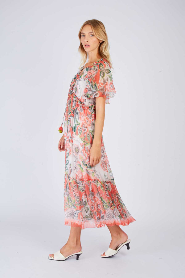 Rene Derhy Robe Longue Imprimée PASSION