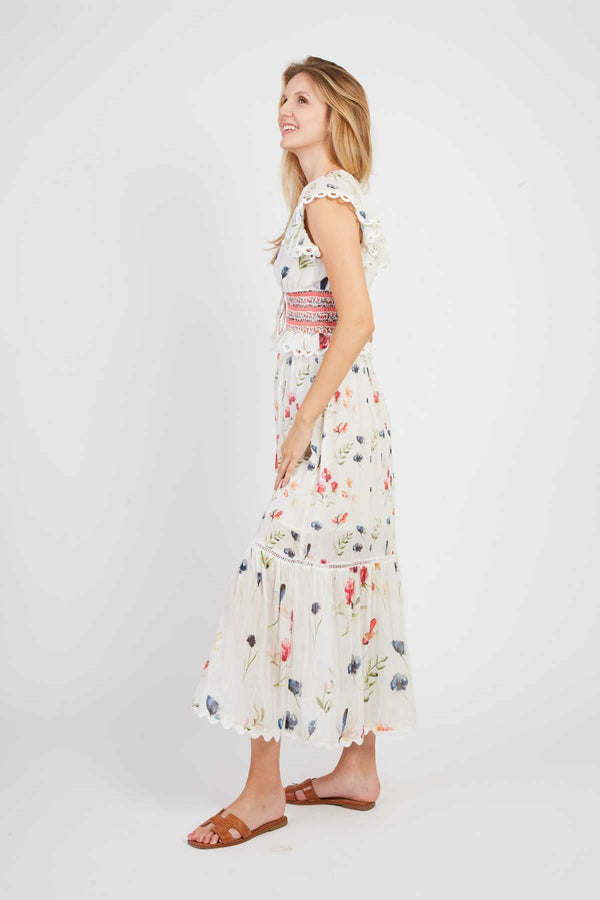 Rene Derhy Robe Longue Imprimée PATRIMONIO