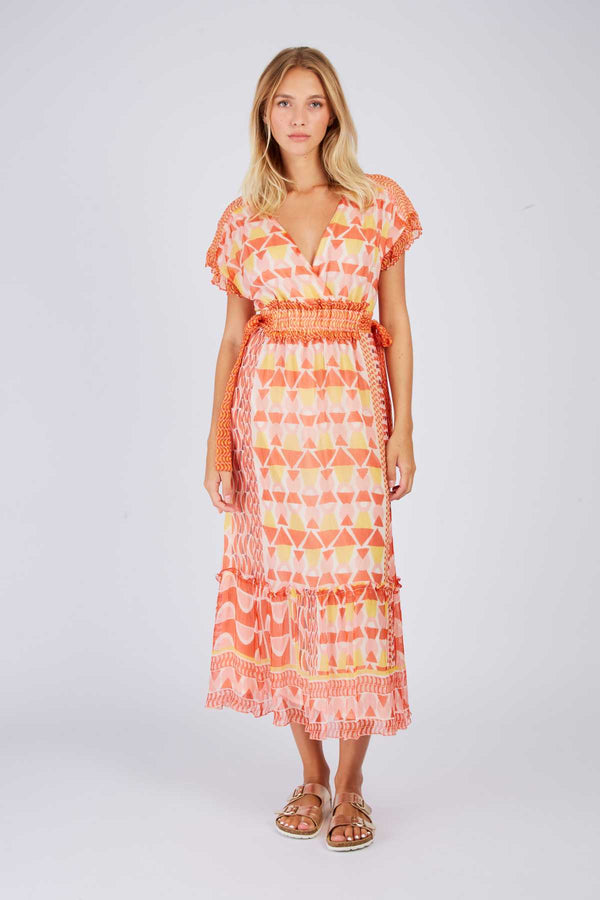 Rene Derhy Robe Longue Imprimée PEISEY