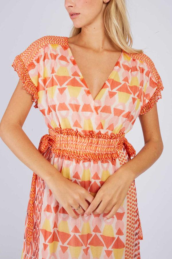 Rene Derhy Robe Longue Imprimée PEISEY