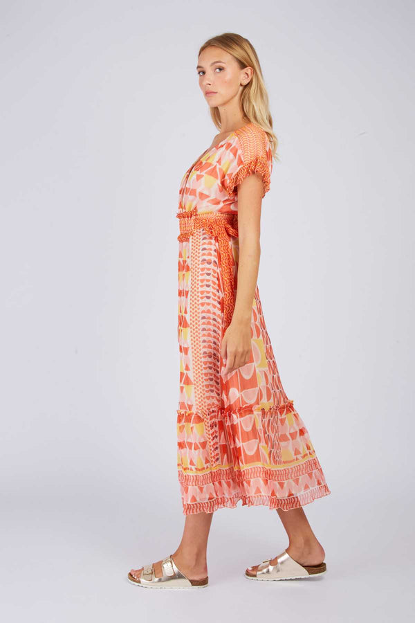 Rene Derhy Robe Longue Imprimée PEISEY