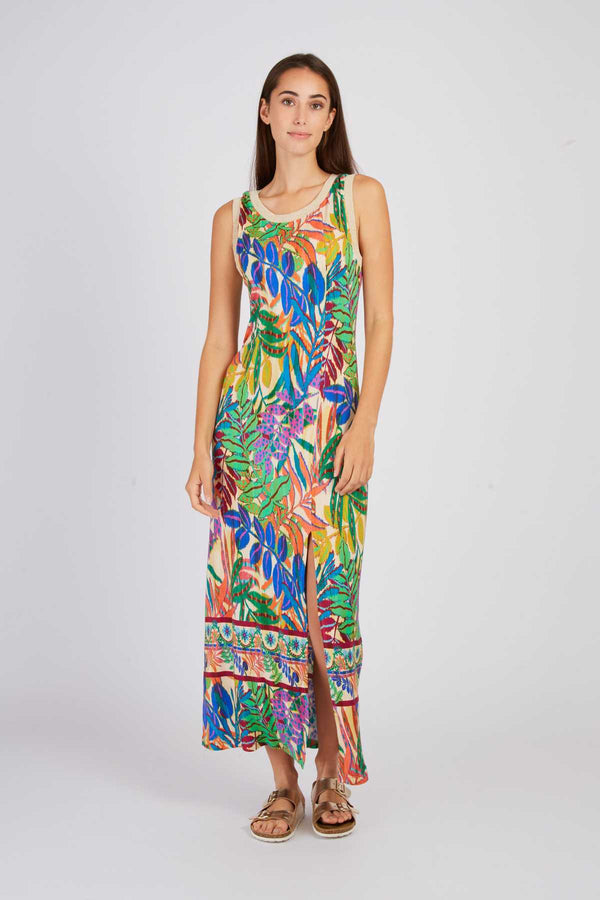 rene derhy Robe longue imprimée PENNYLANE