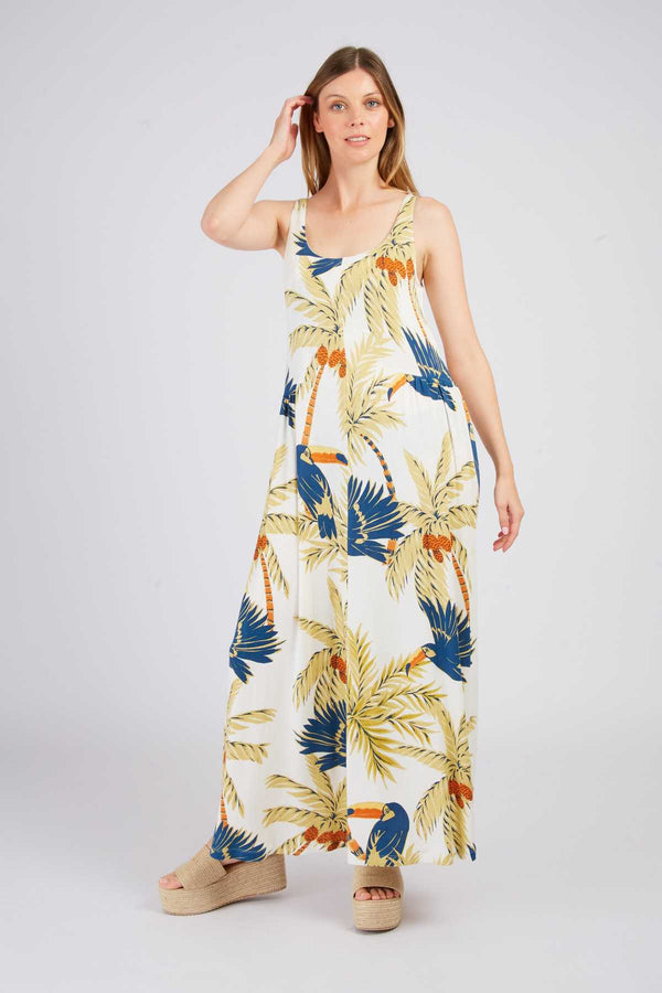 Rene Derhy Robe Longue Imprimée PERLE