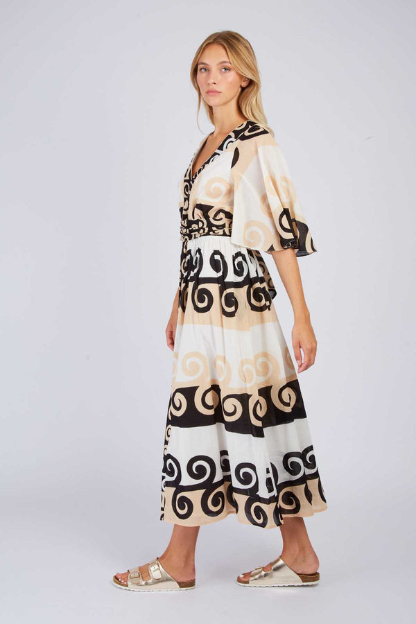 Rene Derhy Robe Longue Imprimée PEROU