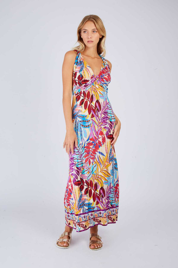 Rene Derhy Robe Longue Imprimée PERRUCHE